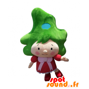 Fukushima-chan maskot, holku, se zelenými vlasy - MASFR25660 - Yuru-Chara japonské Maskoti