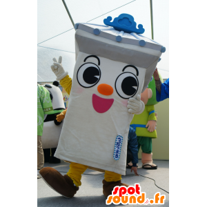 Udatsumaru mascot. Mascotte giant white and blue monument - MASFR25661 - Yuru-Chara Japanese mascots