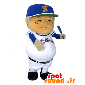 Mascota Tsutahaan, viejo deportista, jugador de béisbol - MASFR25670 - Yuru-Chara mascotas japonesas