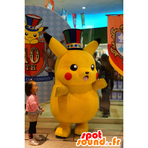 Mascotte Pikachu, Pokemon famoso cartone animato giallo - MASFR25692 - Yuru-Chara mascotte giapponese