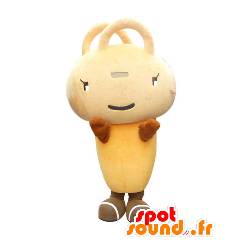 Morun mascot, man with head shaped handbag - MASFR25715 - Yuru-Chara Japanese mascots