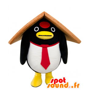 Mascot Chiyoppen, fugl, med tak over hodet - MASFR25717 - Yuru-Chara japanske Mascots