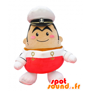 Mascot Namimaru kapteeni, kapteeni, merimies - MASFR25724 - Mascottes Yuru-Chara Japonaises