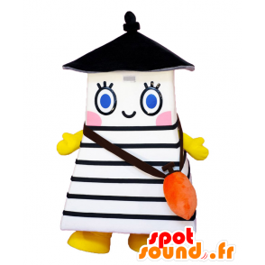 Maskot Nishinoto Akari, maják, kostel, black and white chrám - MASFR25725 - Yuru-Chara japonské Maskoti