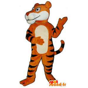 オレンジタイガーのマスコット。タイガーコスチューム-MASFR006821-タイガーマスコット
