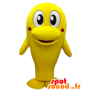 Hacchan mascot, yellow dolphin, giant fish - MASFR25729 - Yuru-Chara Japanese mascots