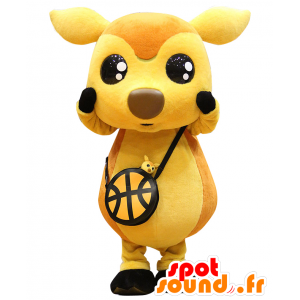 Shikacche mascotte, doe, cervi giallo e arancione - MASFR25730 - Yuru-Chara mascotte giapponese