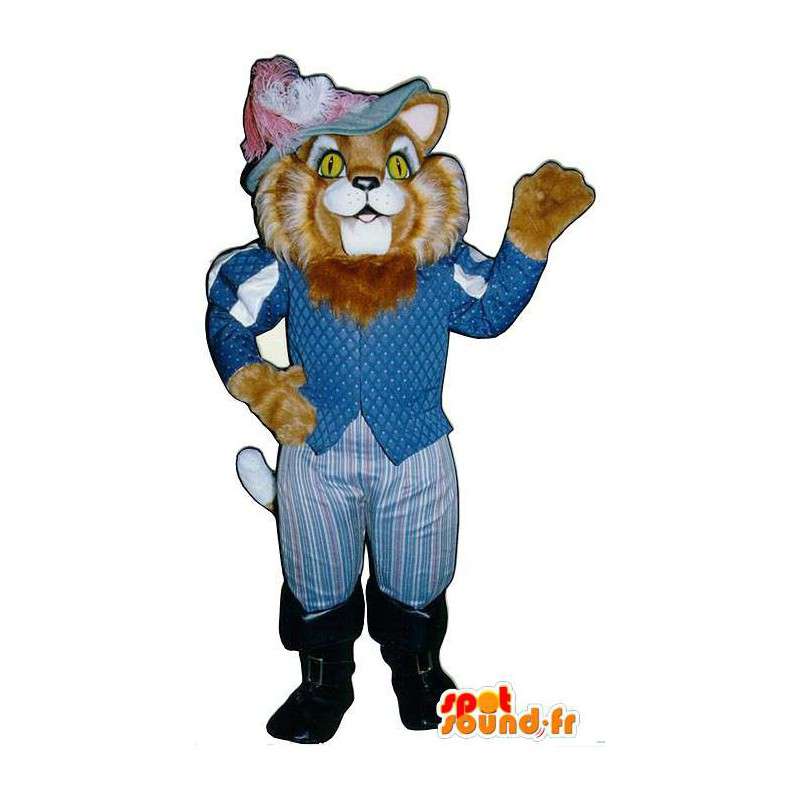 Mascotte du chat botté. Costume de chat - MASFR006822 - Mascottes de chat