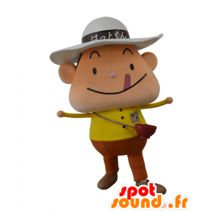 Maskottchen-Hatto-Kun, Cowboy-Sheriff mit einem großen Hut - MASFR25741 - Yuru-Chara japanischen Maskottchen