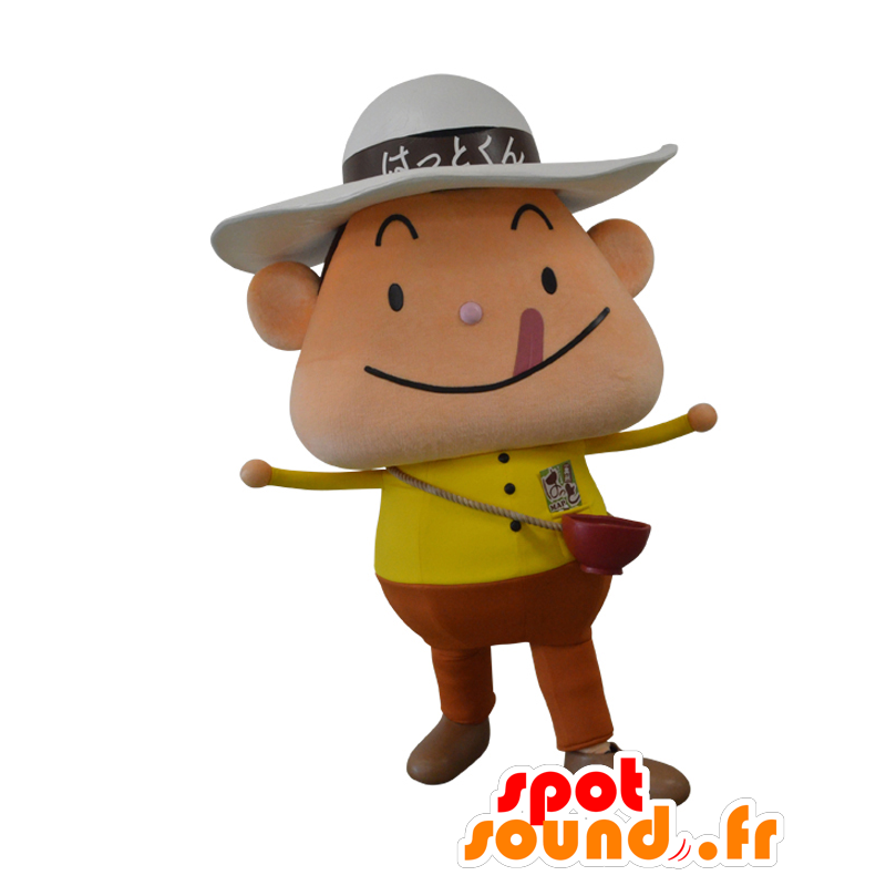 Mascot Hatto-kun, cowboy sheriff with a big hat - MASFR25741 - Yuru-Chara Japanese mascots