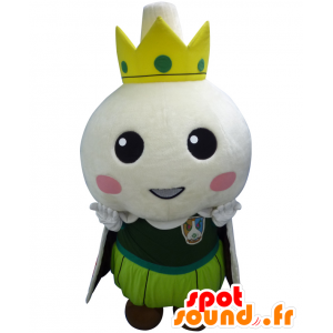 Takko Prince Maskottchen, Menschen rundum, mit einer Krone - MASFR25757 - Yuru-Chara japanischen Maskottchen