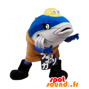 Burikatsu kun Maskottchen, Karpfen, Riesenfisch - MASFR25762 - Yuru-Chara japanischen Maskottchen