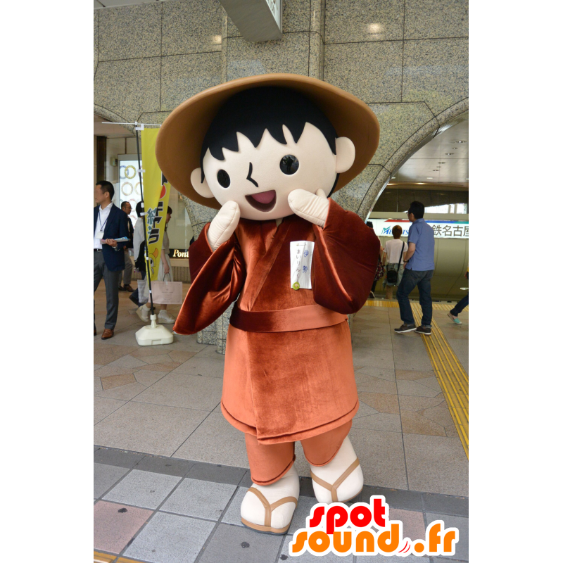 Mascotte d'Ise Mairin-kun, homme japonais en tenue traditionnelle - MASFR25770 - Mascottes Yuru-Chara Japonaises