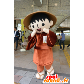 Mascot Mairin Ise-kun, Japans man in traditionele kleding - MASFR25770 - Yuru-Chara Japanse Mascottes