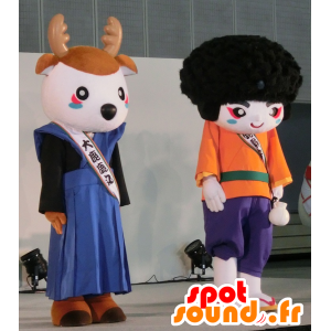 Mascots Shikamaru and Kagekiyo, momentum and Asia - MASFR25787 - Yuru-Chara Japanese mascots