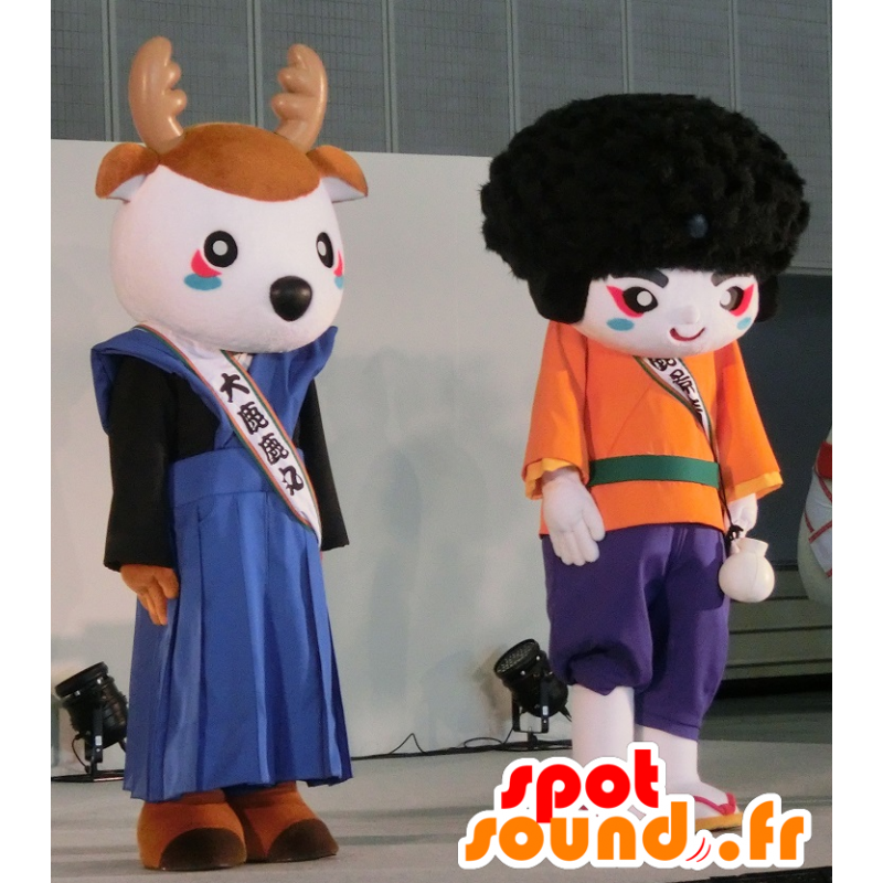 Mascotas Shikamaru y Kagekiyo, impulso y Asia - MASFR25787 - Yuru-Chara mascotas japonesas