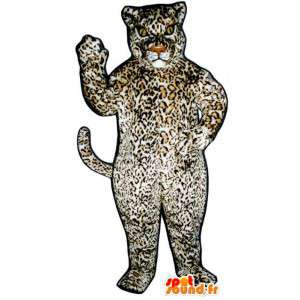 Leopard maskot plysj. Leopard Costume - Tiger maskoter - MASFR006829 - SpotSound.fr