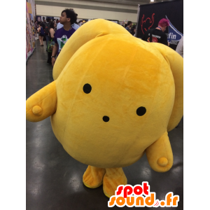 Wooser mascot, giant yellow rabbit with big ears - MASFR25804 - Yuru-Chara Japanese mascots