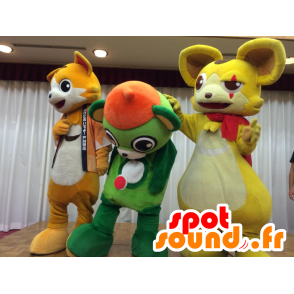 Mascotte Togoshi, mouse Ichiban-taro e giallo - MASFR25808 - Yuru-Chara mascotte giapponese