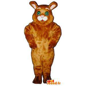 Brun kanin maskot. Bunny kostume - Spotsound maskot kostume