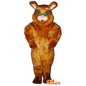 Hnědý králík maskot. králík kostým - MASFR006832 - maskot králíci