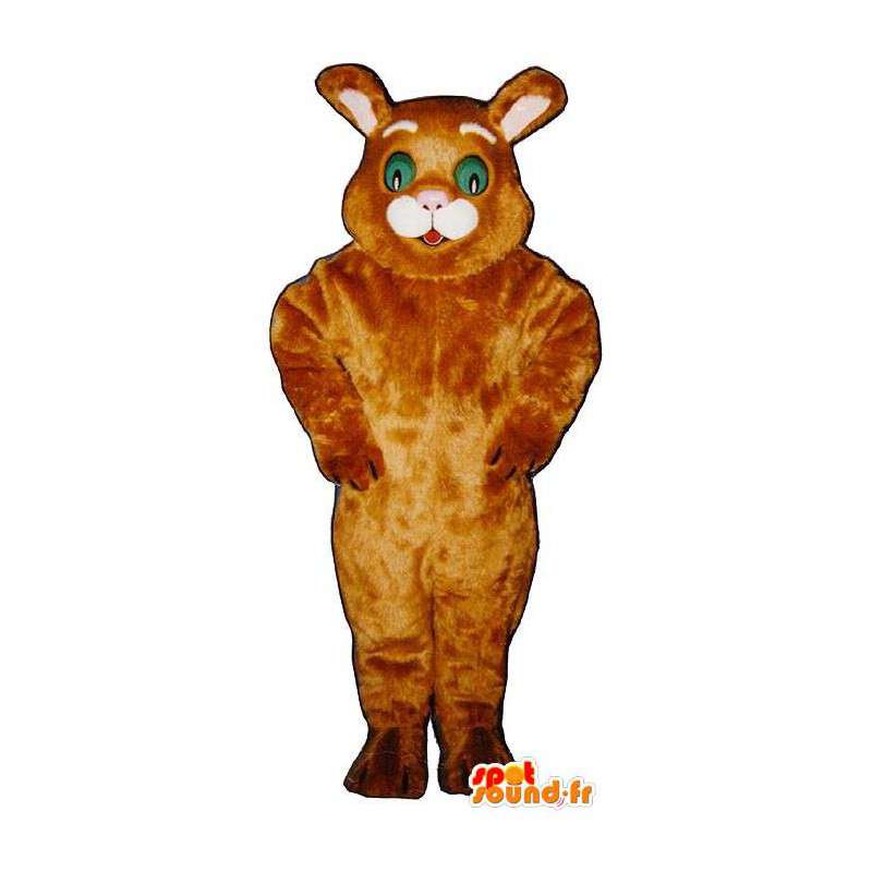 Brown rabbit mascot. Bunny Costume - MASFR006832 - Rabbit mascot