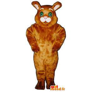 Brown rabbit mascot. Bunny Costume - MASFR006832 - Rabbit mascot