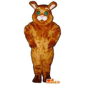 Brun kanin maskot. Bunny kostume - Spotsound maskot kostume