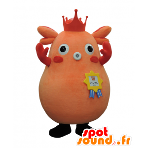 Mascot Haremaru, oranje man, mollig en grappige - MASFR25812 - Yuru-Chara Japanse Mascottes