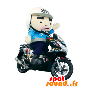 Mascot 39boy, fietser, een politieman in uniform - MASFR25823 - Yuru-Chara Japanse Mascottes