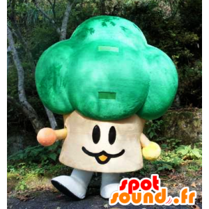 Mascotte Morley, albero bianco e verde, gigante - MASFR25829 - Yuru-Chara mascotte giapponese