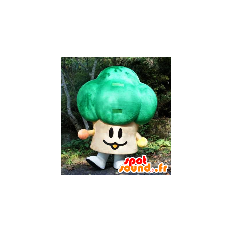 Mascot Morley, hvitt og grønt tre gigantiske - MASFR25829 - Yuru-Chara japanske Mascots