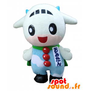 Mascot Omitam, μικρό αρνί με ένα επίπεδο σχήματος κεφαλή - MASFR25834 - Yuru-Χαρά ιαπωνική Μασκότ