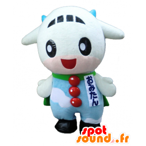 Mascot Omitam, pieni lammas tason kanssa muotoinen pää - MASFR25834 - Mascottes Yuru-Chara Japonaises