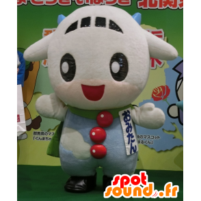 Mascot Omitam, weinig lam met een vlak-vormige kop - MASFR25834 - Yuru-Chara Japanse Mascottes