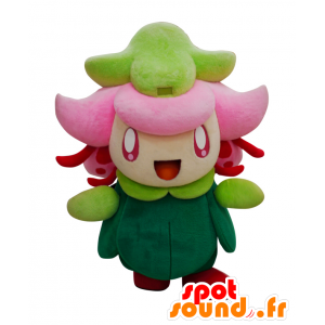 Mascot Miya-chan, rosa e caráter verde - MASFR25838 - Yuru-Chara Mascotes japoneses