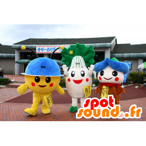 Mascots Pikatan to Serorin and Yuppie, very cute - MASFR25840 - Yuru-Chara Japanese mascots