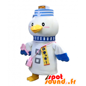 Nomakki mascot, yellow and white seagull-shaped lighthouse - MASFR25847 - Yuru-Chara Japanese mascots