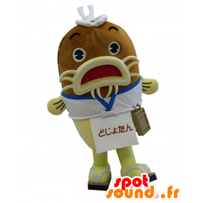 Mascot Dojo-tan, brown and yellow fish, giant - MASFR25849 - Yuru-Chara Japanese mascots