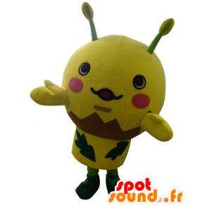 Fuwapon mascot, yellow insect, giant bee - MASFR25860 - Yuru-Chara Japanese mascots