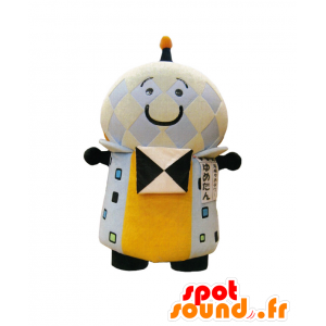 Mascotte de Yumetan, de bonhomme rond, de balle de golf géante - MASFR25862 - Mascottes Yuru-Chara Japonaises