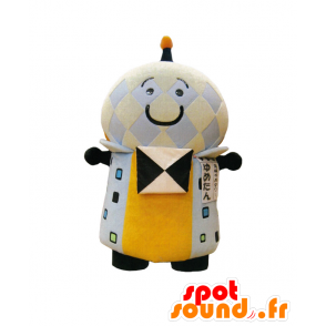 Yumetan maskot, rund man, jätte golfboll - Spotsound maskot