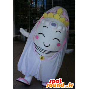 Drikk chan maskot, prinsesse, fe, kledd i hvitt - MASFR25863 - Yuru-Chara japanske Mascots