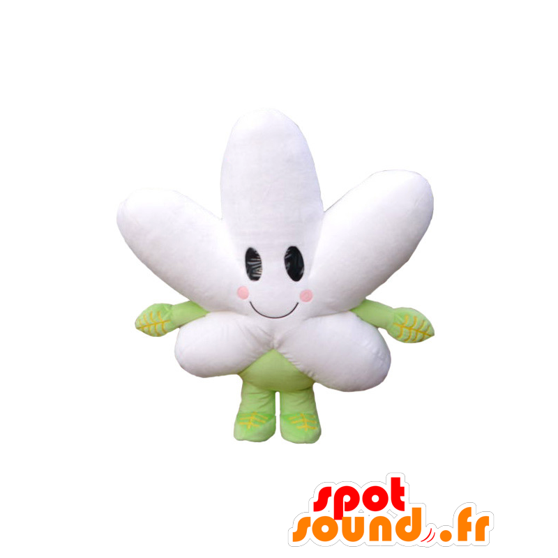 Nashika chan mascot, white and green flower, giant - MASFR25866 - Yuru-Chara Japanese mascots