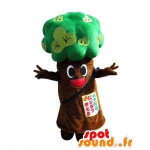 Mascota Nijimatsu, un árbol de color marrón y verde, gigante y diversión - MASFR25869 - Yuru-Chara mascotas japonesas