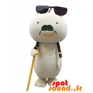 Alter Mann-Show-Maskottchen, weiß Salamander Riesen - MASFR25886 - Yuru-Chara japanischen Maskottchen