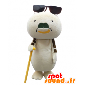 Alter Mann-Show-Maskottchen, weiß Salamander Riesen - MASFR25886 - Yuru-Chara japanischen Maskottchen