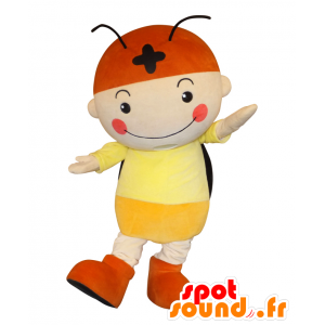 Mascotte de N Firefly, de garçon ailé, de luciole géante - MASFR25892 - Mascottes Yuru-Chara Japonaises