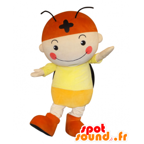 Mascot N světluška, okřídlené chlapec, obří světluška - MASFR25892 - Yuru-Chara japonské Maskoti