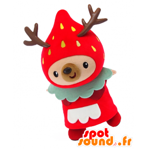 Traum chan Maskottchen Hood, Erdbeer-förmigen Kite - MASFR25894 - Yuru-Chara japanischen Maskottchen